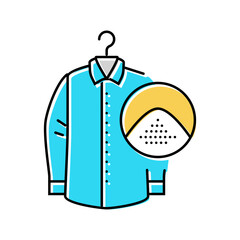 dry cleaning machine laundry wash color icon vector. dry cleaning machine laundry wash sign. isolated symbol illustration