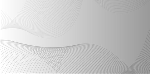 Abstract color smooth stripe dynamic wave line on a white stylized line art background. Design element technology suit for banner, poster, cover, brochure, flyer, website. vector illustration