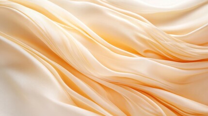 Fototapeta premium Elegant Draped Silk Fabric Texture