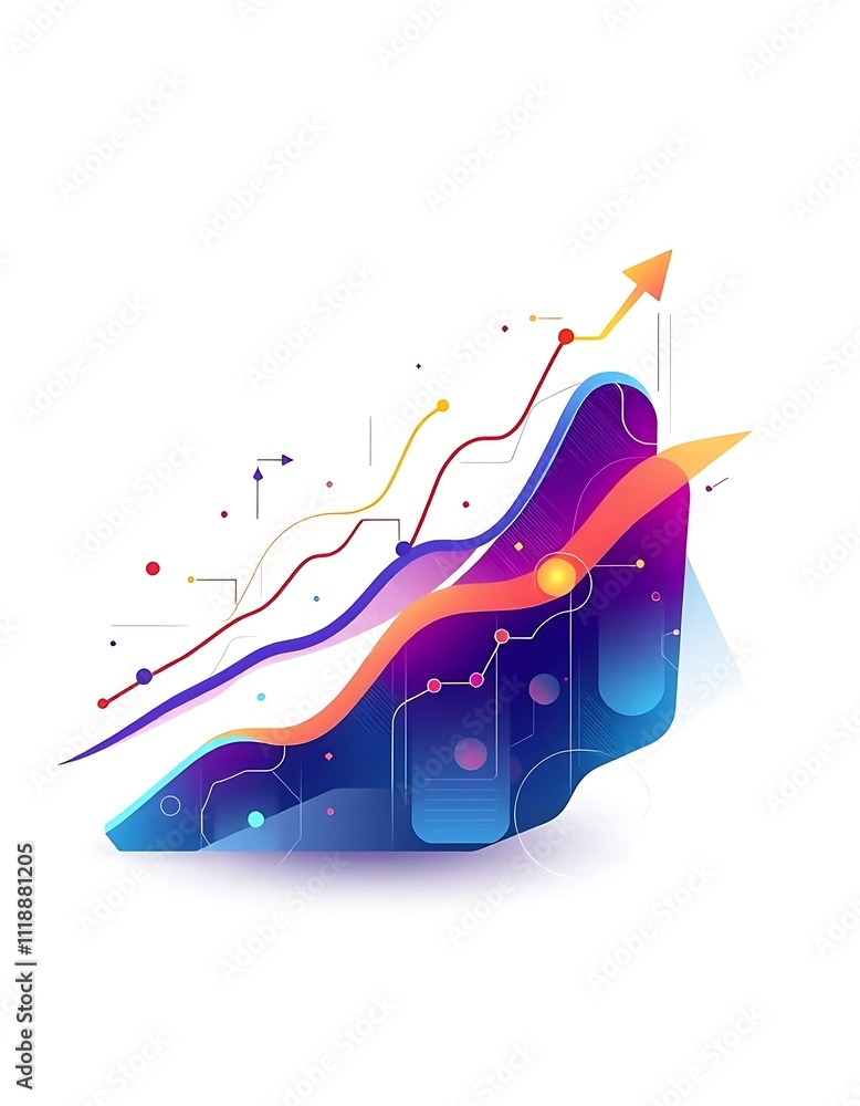 Poster abstract background with splashes