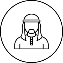 Arab Man Icon