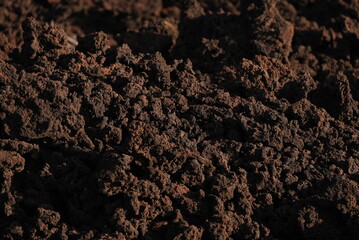 texture of lava rocks in a Hawaiian lava field