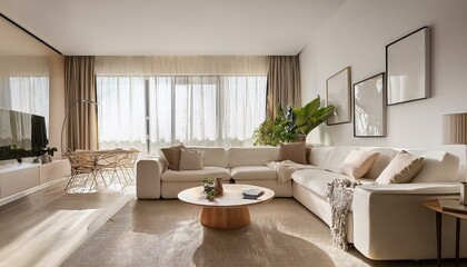 Creating a stylish workspace in your living area