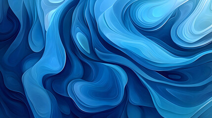 Obraz premium Abstract background with a blue color and swirling patterns, featuring vibrant colors. 