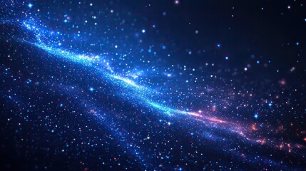 Obraz premium A blue background features stars and stripes, suitable for political or patriotic themes