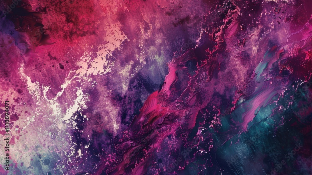 Aufkleber abstract colorful digital artwork with swirling patterns and textures.