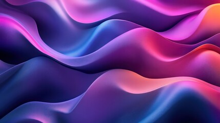Abstract vibrant wavy background.