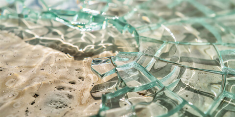 Crack effect of broken glass version 7