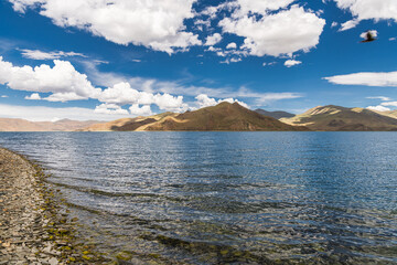Lake Yamdrok Yumtco - one of the three sacred Tibet lakes
