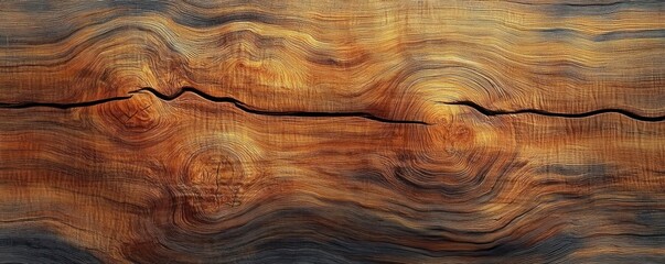 Fototapeta premium Detailed Oak Wood Texture Seamless Background with Rich Grain Patterns and Natural Warm Ambiance