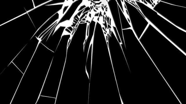 Crack Animation that looks like glass with cracks 1