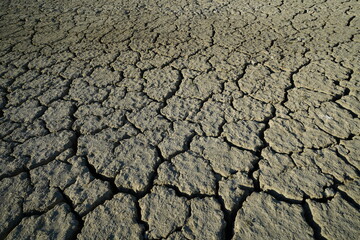 drought, dry cracked soil texture