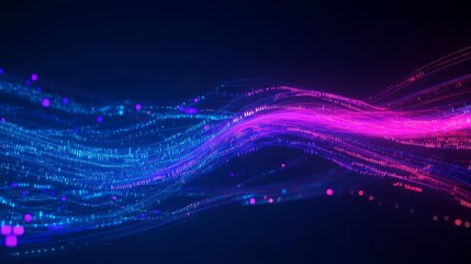 Big Data Analytics Artificial Intelligence and Neural Network Complex Information Analysis and Automation Illustration
