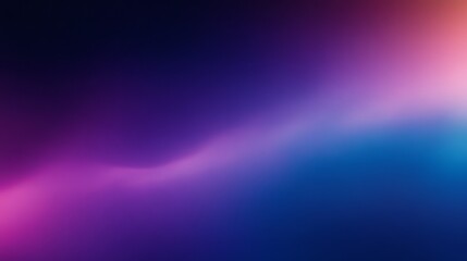 Digital Art Abstract Background Deep Navy Blue Gradient to Vibrant Purple Turquoise Ethereal Soft Glow