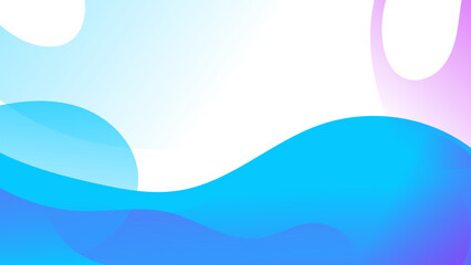 Vector modern purple gradient colorful background with wave and geometric shapes on white background