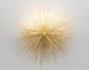 Gold Burst Wall Lamp