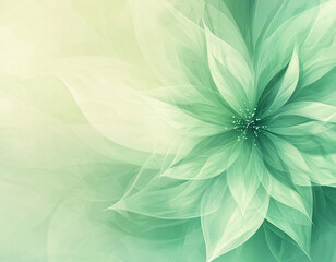 Green Floral Fantasy