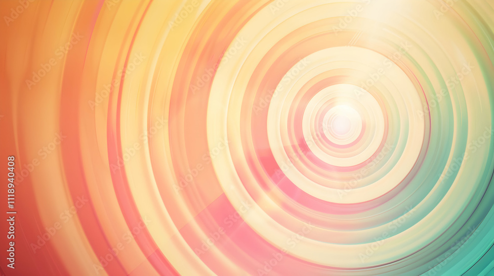 Poster a vibrant, abstract swirl of colors creating a sense of depth and movement.