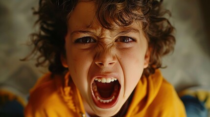 Temper Tantrum: An intense outburst of emotion, including yelling and crying, typically happening when someone feels helpless, frustrated, or out of control.
