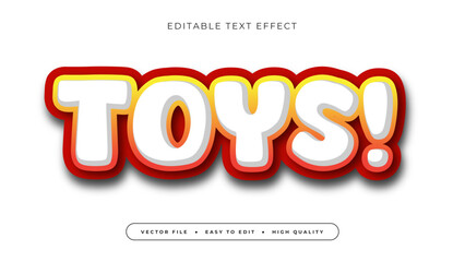 Toys text effect