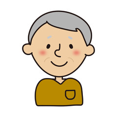 年配の男性