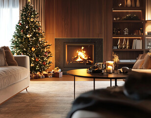 Cozy Christmas Fireplace