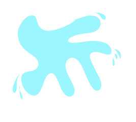 splash blue abstract 