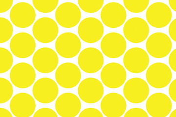 simple abstract yellow color big polka circle pattern yellow circles with a white background with yellow dots