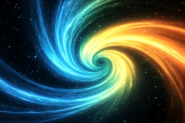 Fototapeta premium Celestial Swirl A Dual Toned Cosmic Spiral
