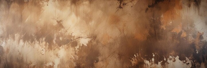 Distressed texture background with abstract grunge patterns in muted earth tones, natural fiber, rugged, brown