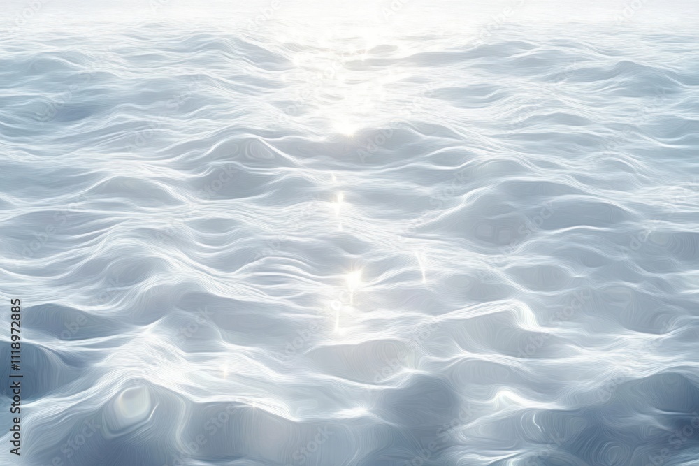 Poster tranquil natural water surface ripple texture with soft light patterns and gentle wave motion