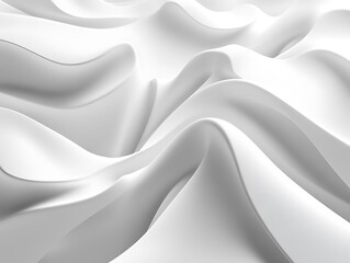 Fototapeta premium Elegance in Motion: A Dance of White Swirls