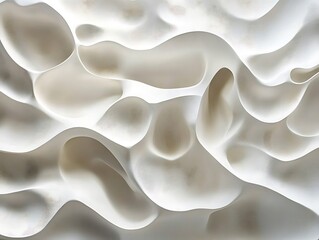 Elegance in Motion: A Dance of White Swirls