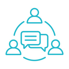 Fototapeta premium Communication Icon