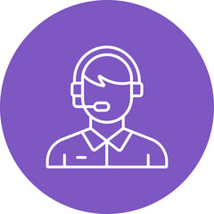 Call Center Agent Icon