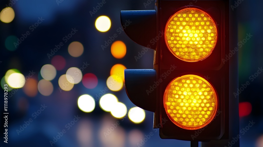 Poster understanding network traffic: yellow lights as signals in server connections