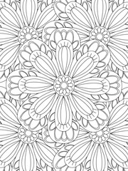 All these designs are hand-drawn and unique 
Flower Border is a Beautiful black-and-white illustration for aadult coloring book,
This is a printable Beautiful Zentangle Coloring page for KDP Interior,