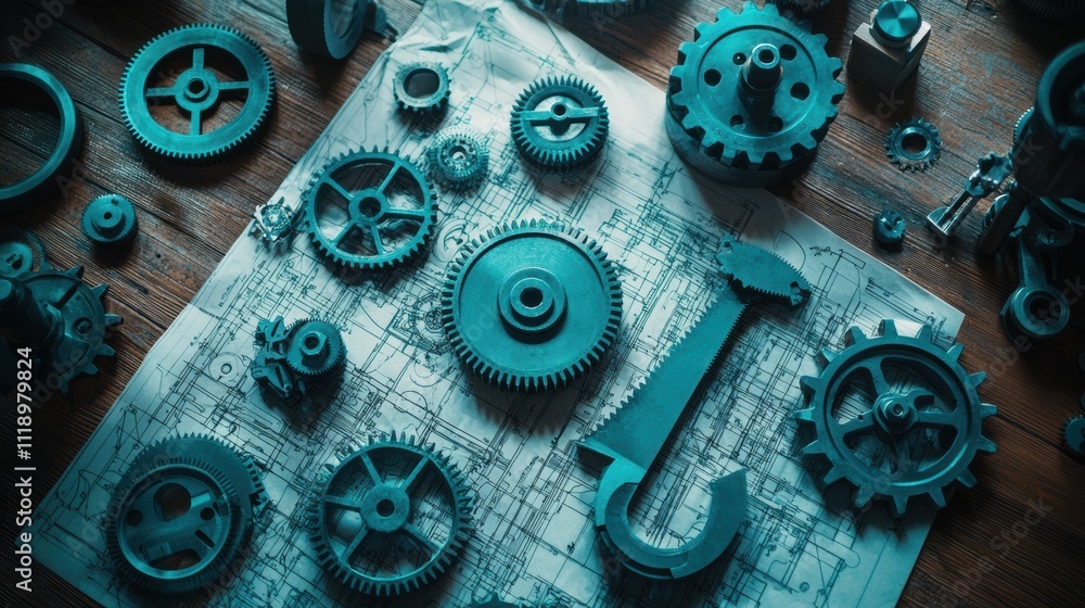 Poster engineering concepts of tool components in mechanical design process workshop
