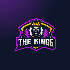 The Kings Mascot Logo