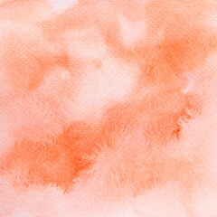 Fototapeta premium orange watercolor. a painting clouds with watercolor pattern.