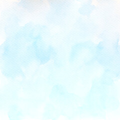 blue sky watercolor.