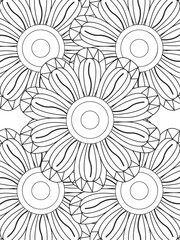 All these designs are hand-drawn and unique 
Flower Border is a Beautiful black-and-white illustration for aadult coloring book,
This is a printable Beautiful Zentangle Coloring page for KDP Interior,