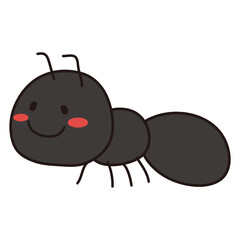 ほっぺの赤い蟻