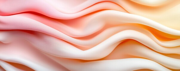 Obraz premium Delicate cotton stitch patterns on soft fabric high fidelity textile art elegant textures in light colors