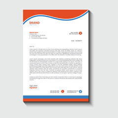 Professional and creative letterhead template