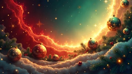 Enchanted Christmas Eve: A Festive Dreamscape