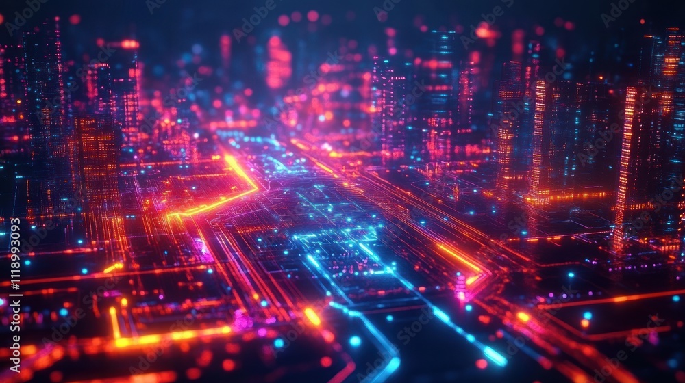 Poster Digital Transformation Roadmap for Integrating Technology into Business Models with Key Milestones and Objectives