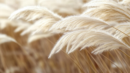 Fototapeta premium Close-up image of pampas grass