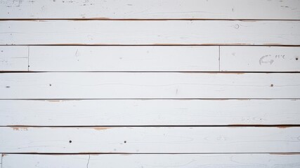 Naklejka premium White wooden boards with a rustic texture perfect for backgrounds or overlays, pattern, surface