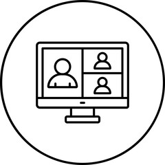 Video Conference Icon